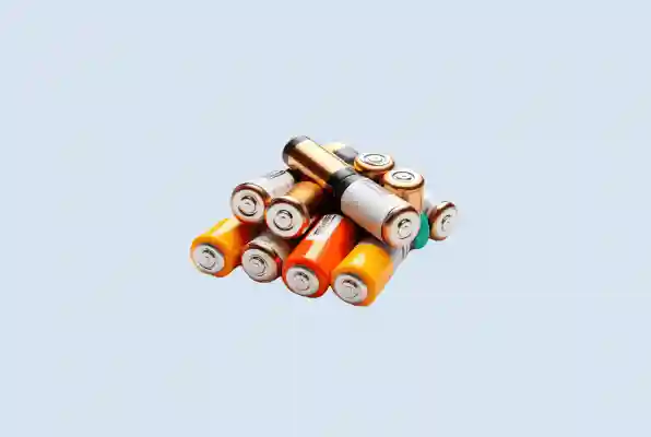 Bild på batterier som blixtrar