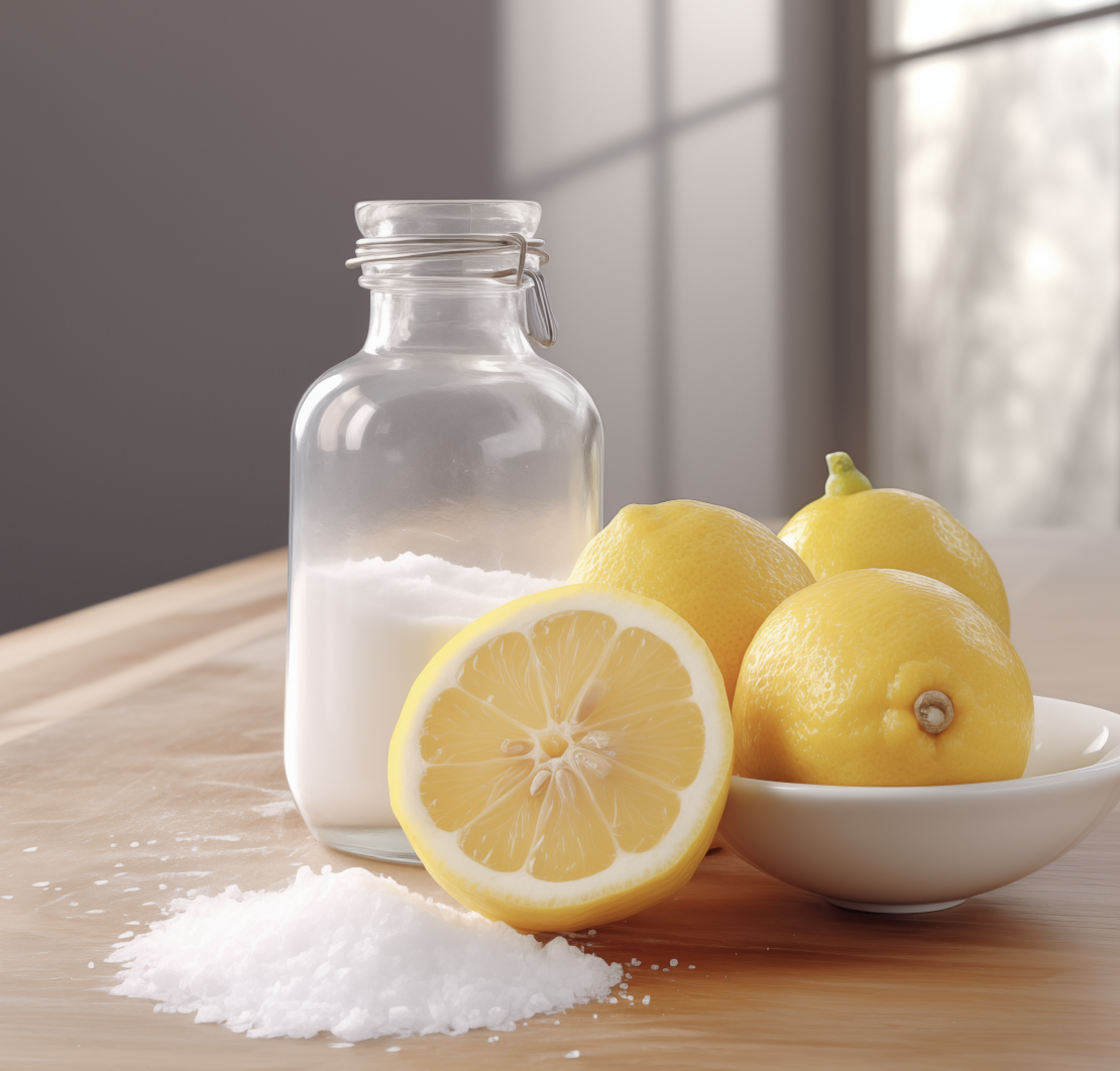 Bild på bikarbonat och citron